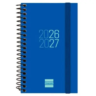 FINOCAM AGENDA ESPIR PARA ESTUDIANTES ESPIRAL E3-79X127MM SVH AZUL CURSO 2026-2027