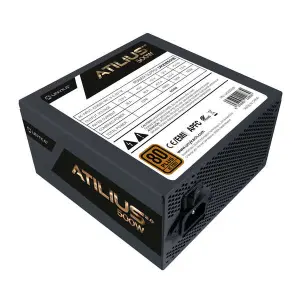 Unyka ATX UK212501 Atilius 2.0 Black 500W APFC 80+ Bronze Ventilador 120mm Silencioso