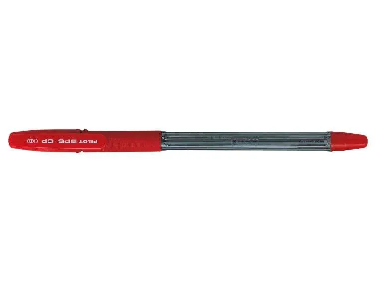 Pilot Boligrafo De Bola Bps-Gp - Recargable - Punta Extra Ancha De 1.60Mm - Trazo De 0.33Mm - Color Rojo