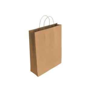 Bismark Bolsa de Papel Kraft 37x12x27cm Color Marrón