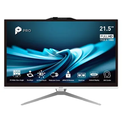 MSI Pro AP222T-614EU i3-14100 8GB 512GB W11H 22" Todo En Uno