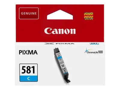 Canon Tinta Cian CLI 581C para Impresoras PIXMA TS 615X/815X/915X y TR 755X/855X