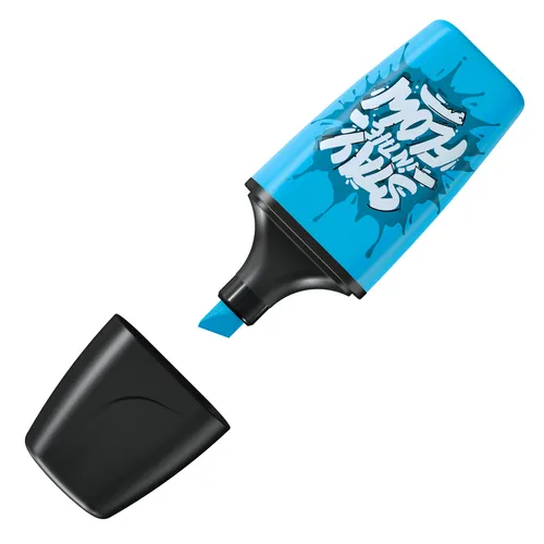 Stabilo Marcador Fluorescente Boss Mini "Stay In The Flow" Azul Caja 10 Ud