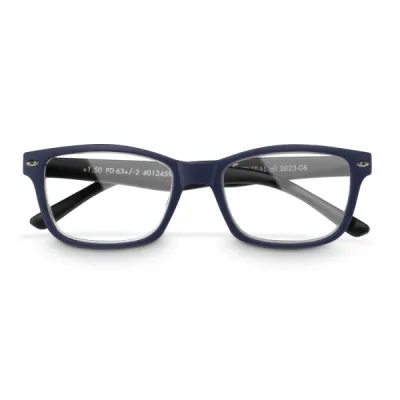 Hama Gafas de Lectura +2.5 Dioptrías Montura de Plástico Reciclado Unisex Azul y Negro