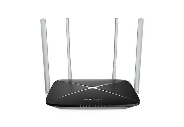 Mercusys Router Inalambrico Ac1200 Dual Band - 5 Puertos - 10/100Mbps - 4 Antenas 5Dbi