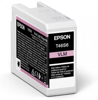 Epson T46S6 Magenta Light Vivido Cartucho De Tinta Pigmentada Generico - Reemplaza C13T46S600