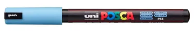 Posca Marcador PC-1MR Punta Extrafina 0.7mm Azul Glaciar No Permanente
