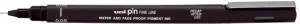 Uni-ball PIN05-200 Rotulador Calibrado 0.5mm Tinta Pigmentada Color Negro