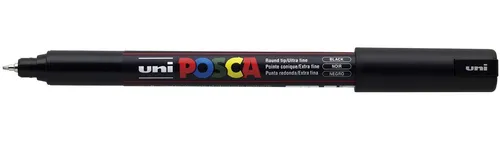 Posca Pc-1Mr Marcador No Permanente Punta Extrafina 0.7Mm Negro