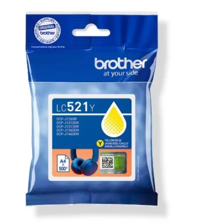 Brother Tinta Amarilla para DCP-J1260W/J1310DW/J1360DW
