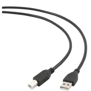 Gembird Cable USB 2.0 Tipo A/M-B/M 1.8 M Negro