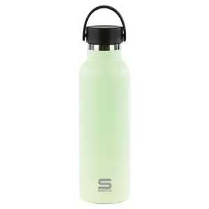 Safta Botella Termo de 600ml - Acero Inoxidable - Asa Superior - Color Verde