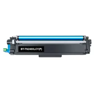 Brother TN248XL Cartucho de Tóner Cian Compatible - Reemplaza TN248XLC