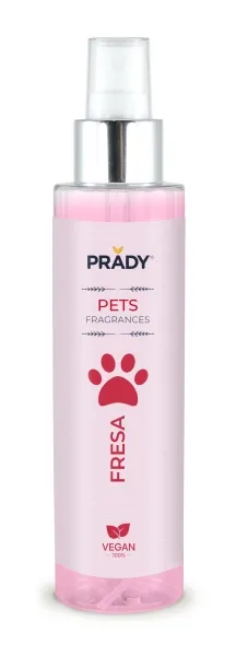 Prady Perfume Para Mascota Fresa 150 ml Spray Pulverizador