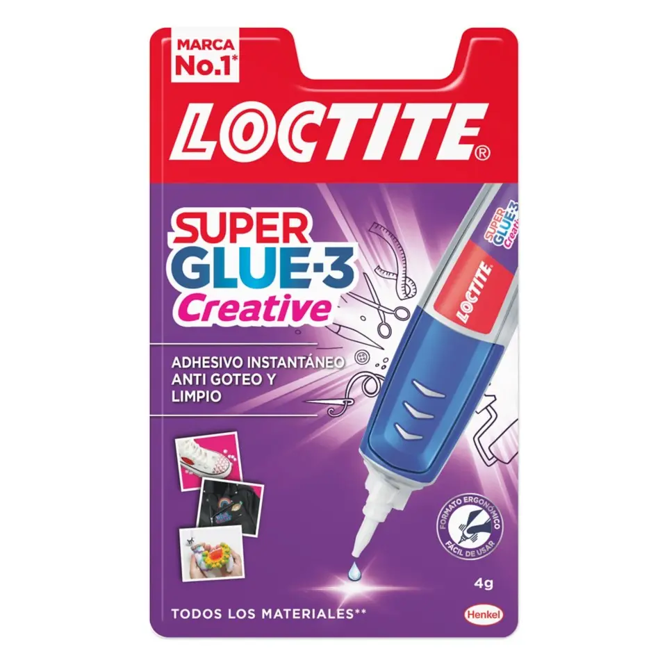Loctite Superglue-3 Creative Pen 4g - Adhesivo Universal Preciso y Limpio