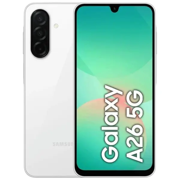 Samsung Galaxy A26 6.7" Dual SIM 5G Android 15 USB-C 6GB 128GB 5000mAh Blanco