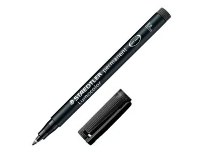 Staedtler Lumocolor 318 Rotulador Permanente Punta Fina 0.6mm Color Negro