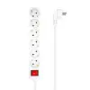 Aisens Regleta De Enchufes 6 Tomas Con Interruptor 1.4M Blanco