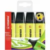 Stabilo Marcador Fluorescente Boss Original Amarillo Blíster 4 Unidades