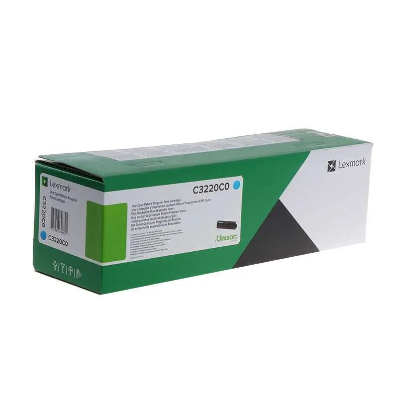 Lexmark C3324/C3326/Mc3224/Mc3326/Mc3426 Cyan Cartucho De Toner Original - C3220C0/C320020