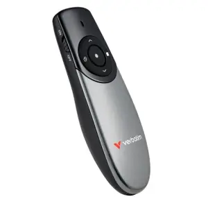 VERBATIM PUNTERO FOCUS LASER ROJO INALÁMBRICO GRIS