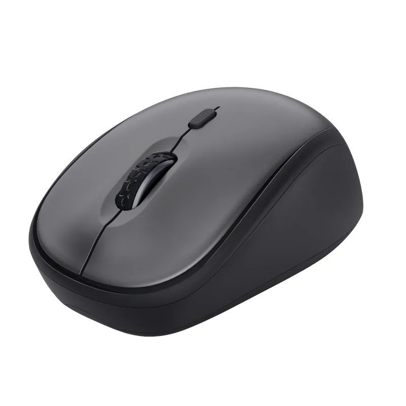 Mouse Trust Wireless Yvi+ Eco Negro 1600Dpi Ajustable