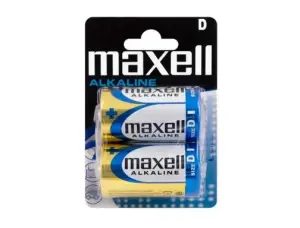 Maxell Pilas LR20 D 1.5V - Blister de 2 Unidades