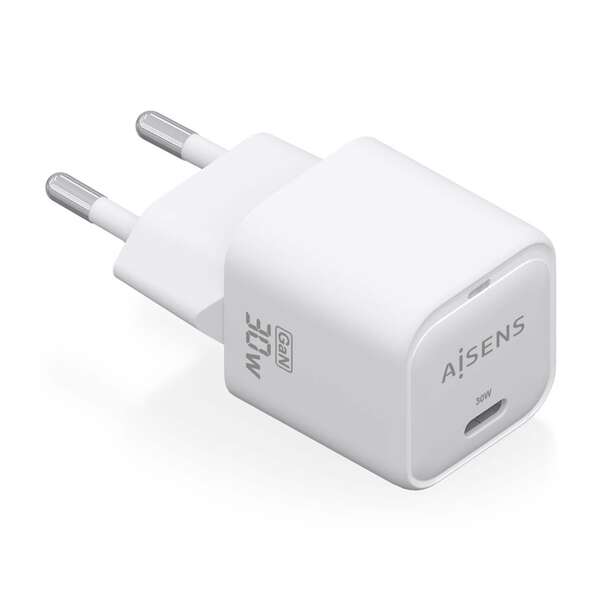Aisens Cargador Gan 30W - 1Xusb-C Pd3.0 Qc4.0