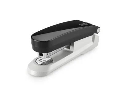 Novus Evolution E 20 Grapadora de Sobremesa + 200 Grapas 24/6 - Negro/Gris Claro