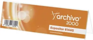 Archivo 2000 Portanombres Sobremesa Premium 3 mm 50x210x60 mm