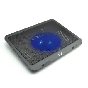 Ewent Soporte para Portatil - 1 Ventilador Silencioso hasta 15.6" - Color Negro