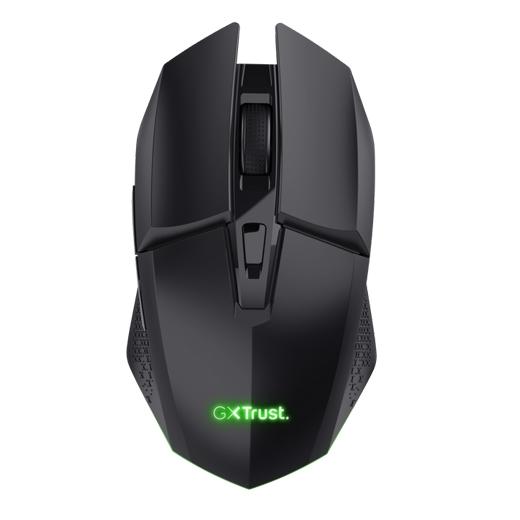 Trust Ratón Gaming Gxt 110 Felox Inalámbrico 800/1600/3200/4800 Dpi 6 Botones Iluminación Led Recargable Negro