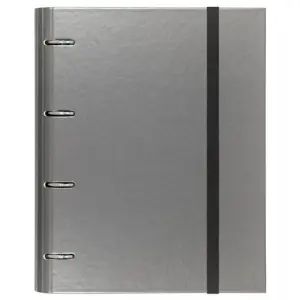 Carchivo Carpeta Anillas 4x35mm Carpeblock Metal con Recambio 100H A4 90gr Gris