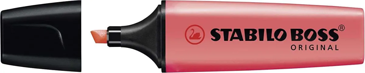 Stabilo Marcador Fluorescente Boss Original Coral Meloso
