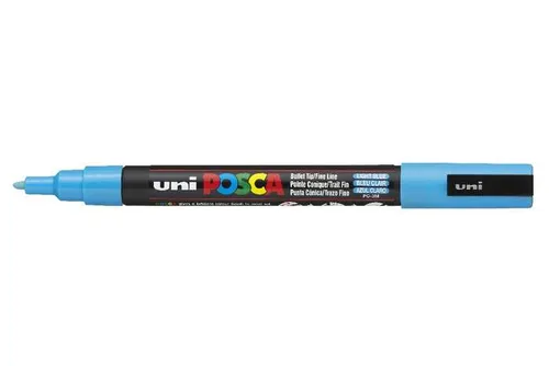 Posca Marcador PC-3M Punta Cónica 0,9 - 1,3 mm Azul Claro