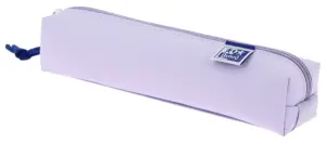 Oxford Estuche Cuadrado Pequeño Acolchado con Goma Elástica Color Malva