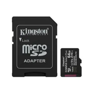 Kingston Memoria SD Micro 128GB Clase 10 con Adaptador Canvas Select Plus 100MB/s