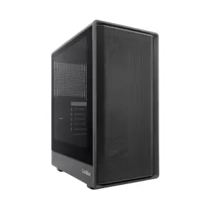 Coolbox GA700 Darkface ATX Tower Case - 1 x USB-C 3.2, 1 x USB-A 3.2, 1 x USB-A 2.0, 1 x Audio + Micro - Negro