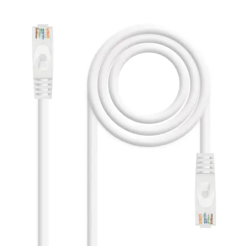 Nanocable Cable de Red RJ45 LSZH Cat.6a UTP AWG24 3m Blanco