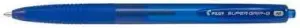 Pilot Bolígrafo Retráctil SuperGrip G 1.0mm Punta Redonda Tinta de Aceite Color Azul