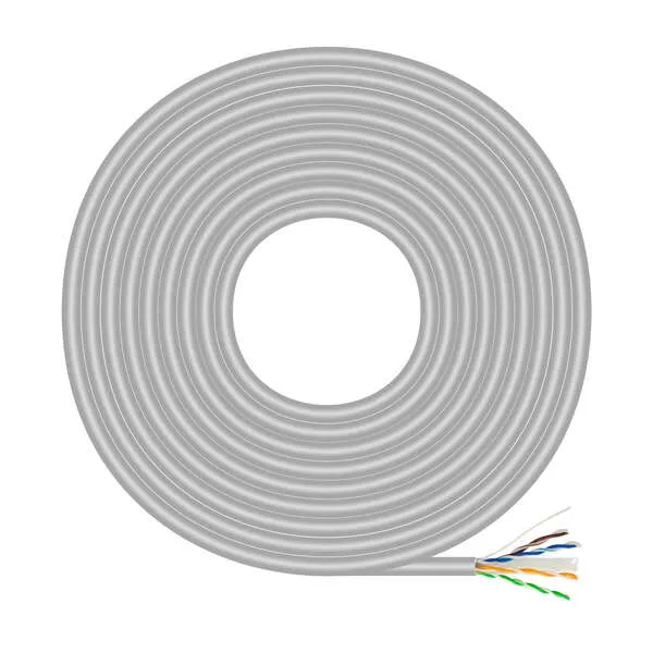 Aisens Cable RJ45 Cat.6 UTP Rígido 305m Gris