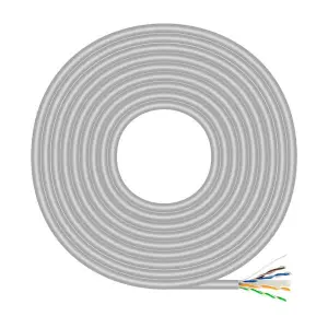 Aisens Cable RJ45 Cat.6 UTP Rígido 305m Gris