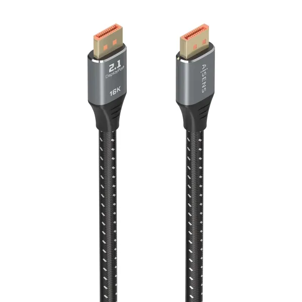 Aisens Cable Displayport V2.1 16K@60Hz 80Gbps - Dp/M-Dp/M - 1.5M - Color Negro