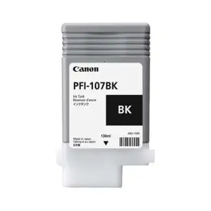 Canon PFI107 Cartucho de Tinta Negro Original - PFI107BK/6705B001