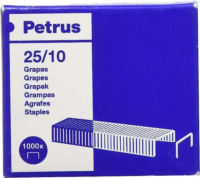 Petrus Grapas Strong 25/10 Galvanizadas Caja 1000 Unidades
