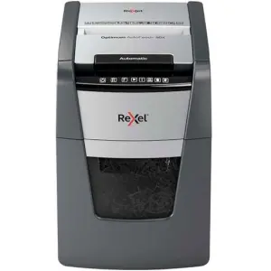 Rexel Optimum AutoFeed 90X Destructora Automática Corte Partículas P-4 Antiatasco Negra