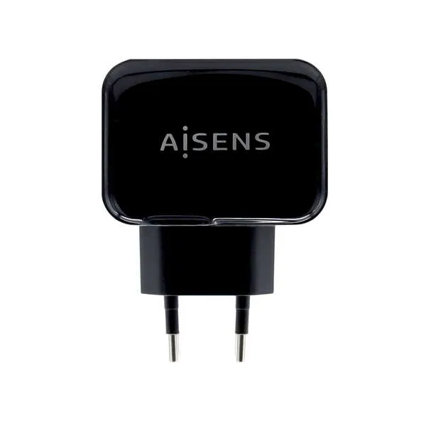 Aisens Cargador Usb 17W 5V/3.4A - 2Xusb Con Control Ai - Color Negro