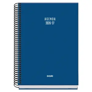 Dohe Agenda Escolar Basic Colour Vibes A5 Espiral Cartón Forrado 2026-2027