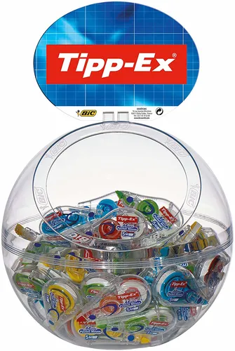 Tipp-Ex Mini Pocket Mouse Fashion Expositor Con 40 Cintas Correctoras 5Mm X 6M - Resistente - Escritura Instantanea