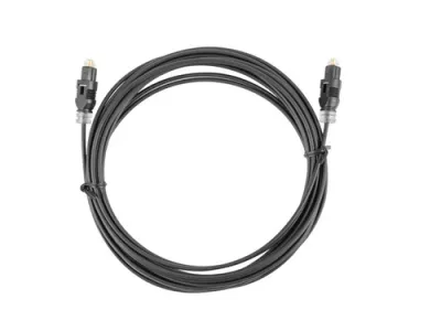 Lanberg Cable de Fibra Óptica e InfiniBand 2 m Toslink Negro CA-TOSL-10CC-0020-BK